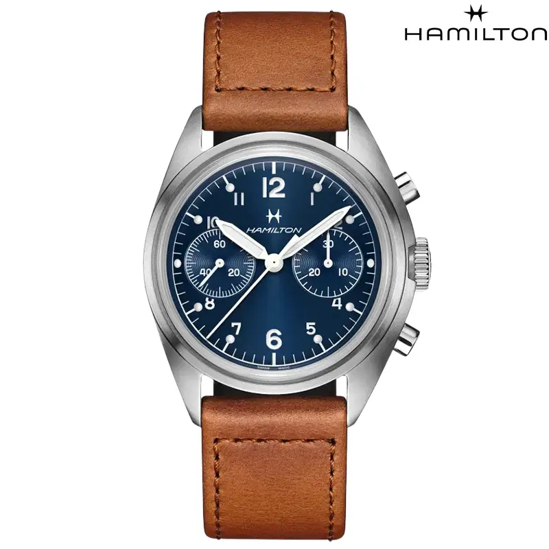 Hamilton Khaki Pilot Pioneer Mechanical Chrono - Talamelli Gioielleria