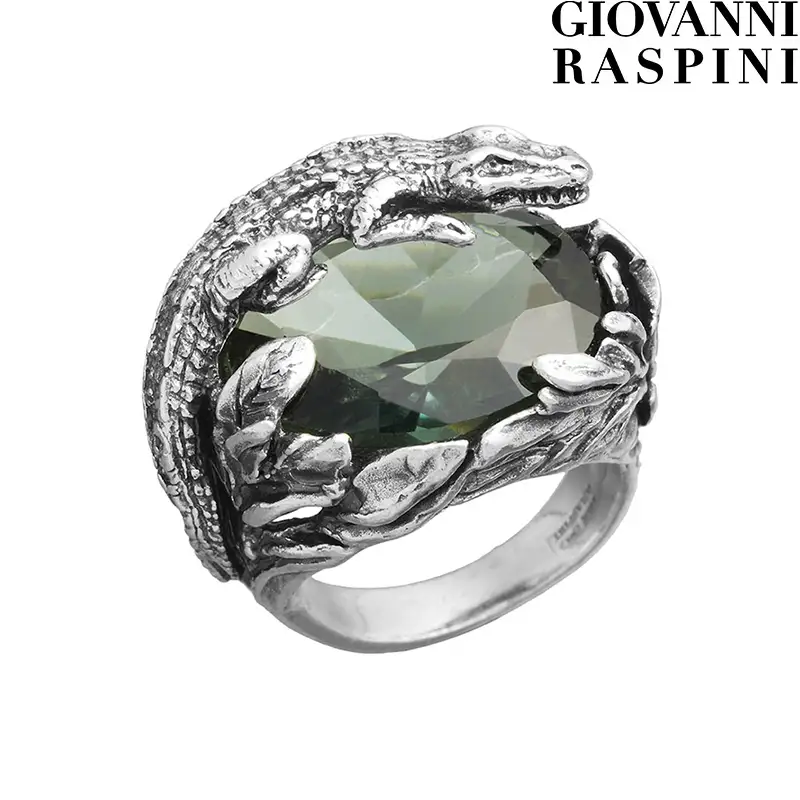 Anello Raspini coccodrillo color Talamelli Gioielleria