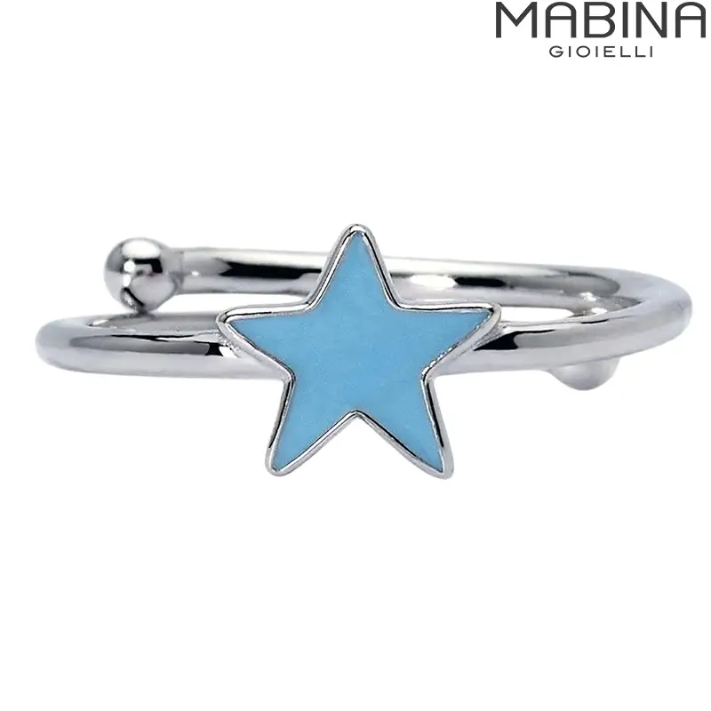 Anello Stella turchese Mabina Gioielleria Talamelli