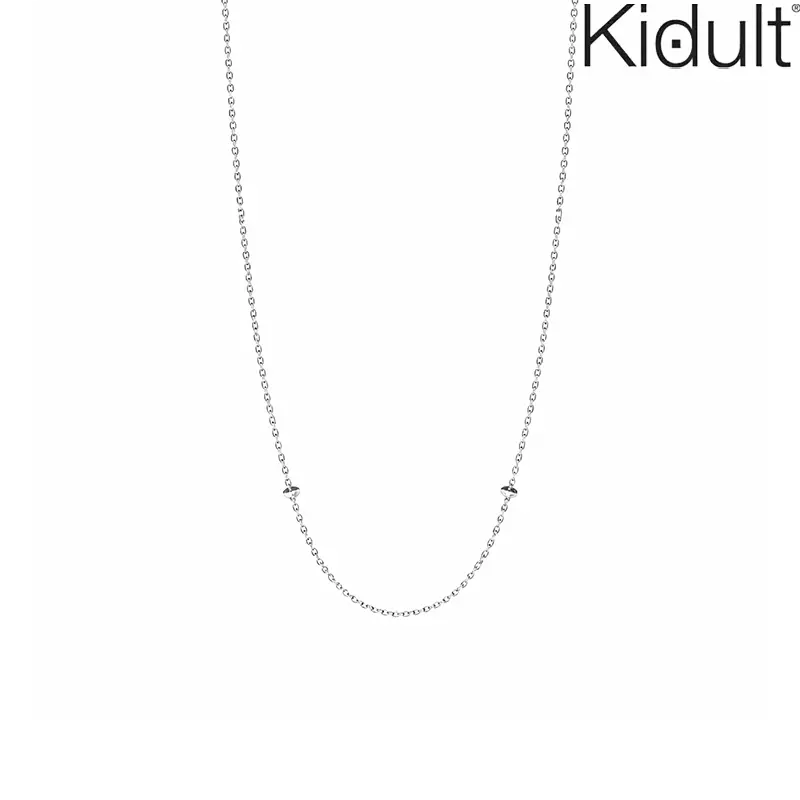 Collana in acciaio con catena forzatina ALBA Kidult