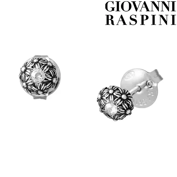 Orecchini Mini Margherite e Zircone Giovanni Raspini