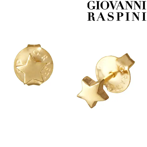 Orecchini Mini Cuore Dorati Giovanni Raspini