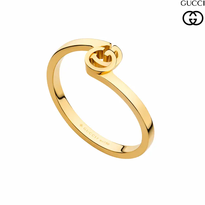 Anello in Oro Doppia G Gucci