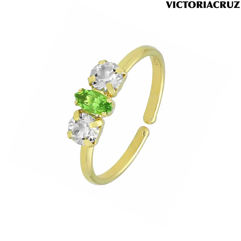 Anello con Pietre in Argento Victoria Cruz