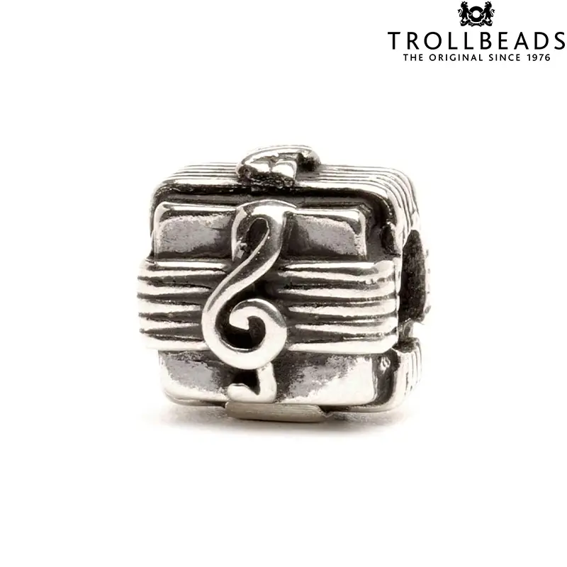 Ciondolo Beads Cassetta della Musica in Argento Trollbeads