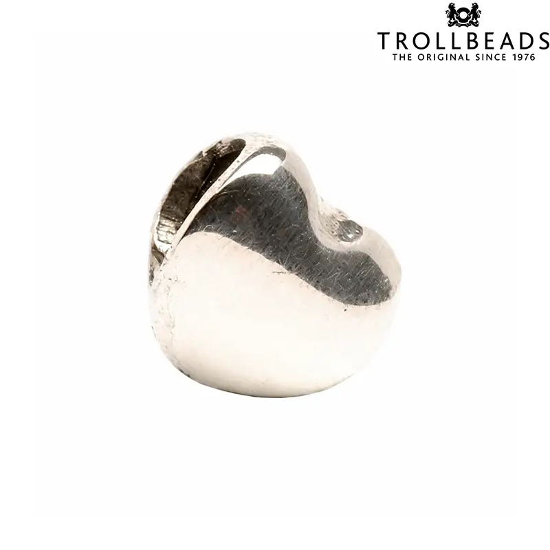 Ciondolo Beads Cuore in Argento Trollbeads