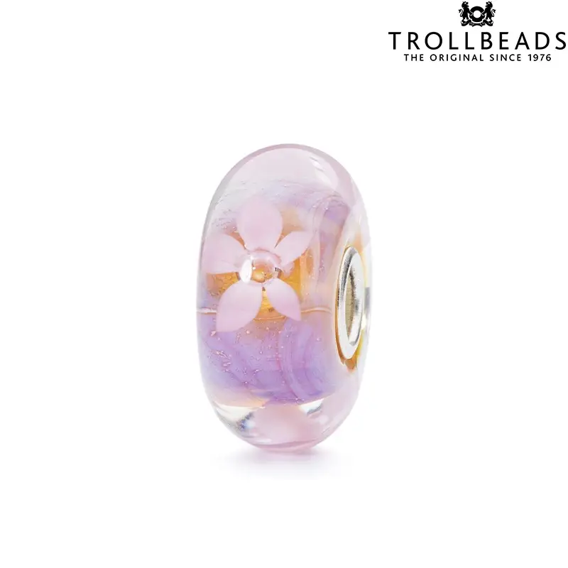 Ciondolo Beads Anemone di Mare in Vetro Trollbeads