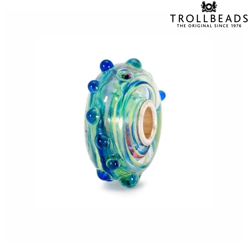 Ciondolo Beads Stella Cresta dell'Onda in Vetro Trollbeads