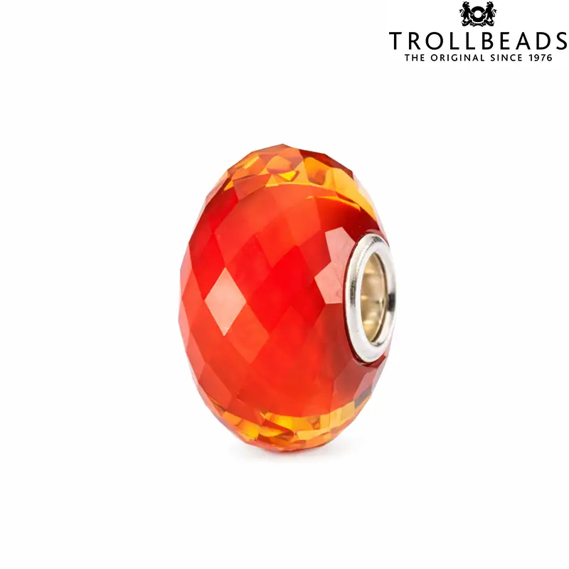Ciondolo Beads Zafferano in Vetro Trollbeads