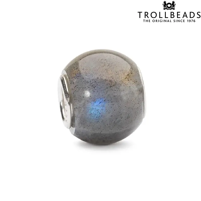 Ciondolo Beads Pietra Preziosa Labradorite Rotonda Trollbeads