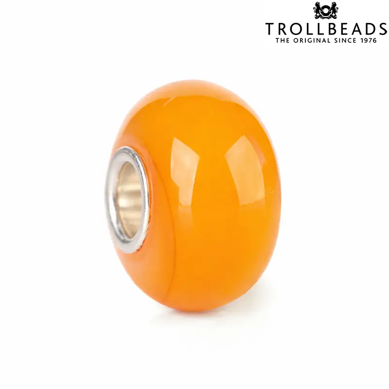 Ciondolo Beads Sogno Arancione in Vetro Trollbeads