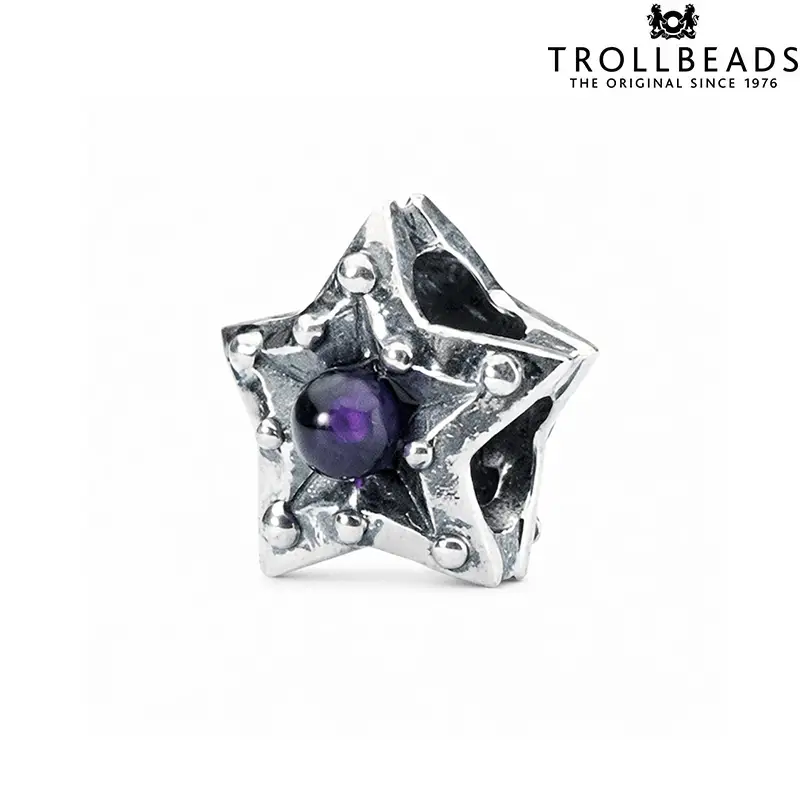 Ciondolo Beads Stella della Bilancia in Argento Trollbeads
