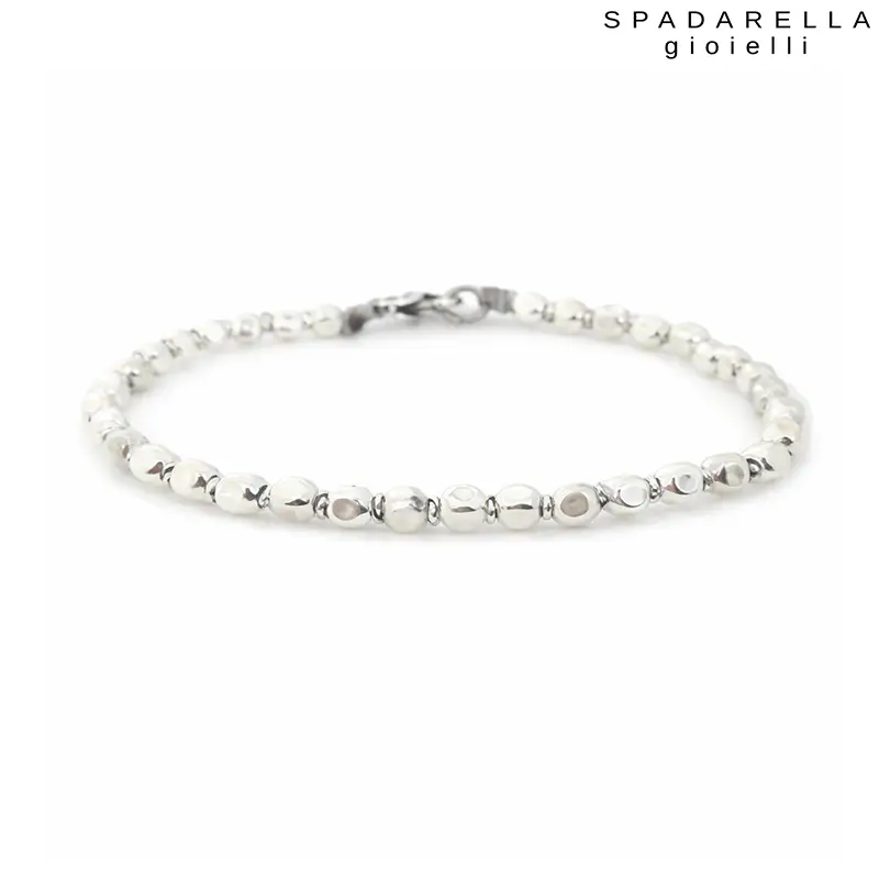 Bracciale Pepita Media in Argento Spadarella