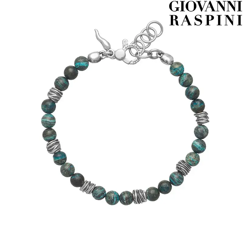 Bracciale Uomo Tango Diaspro Verde Giovanni Raspini