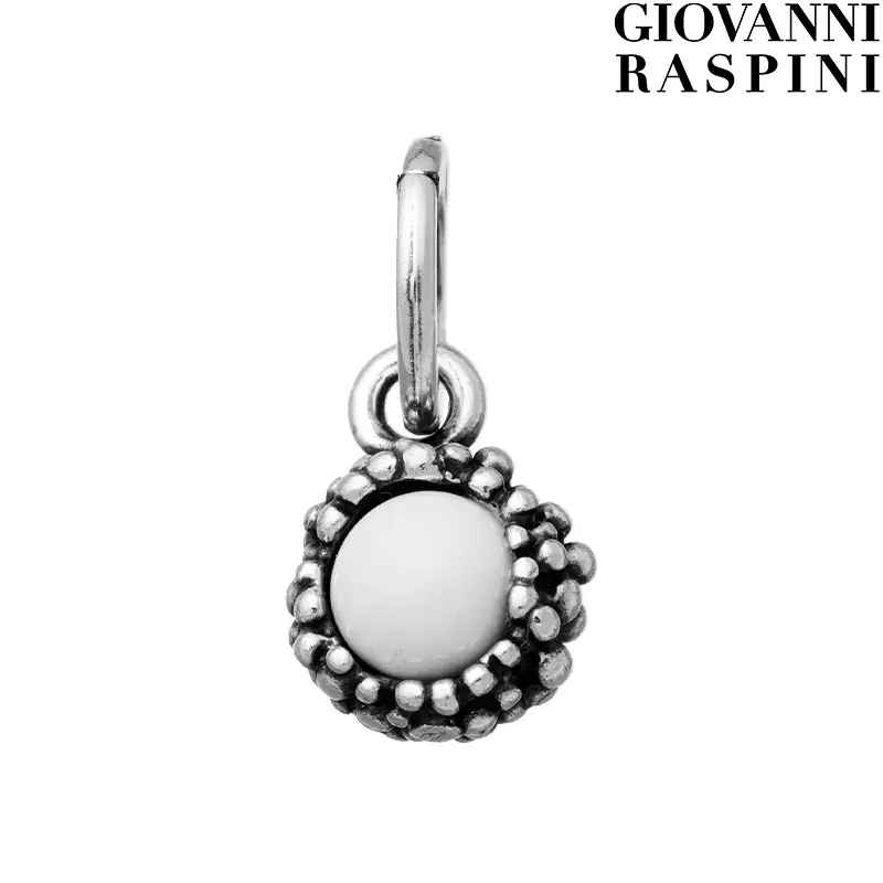 Ciondolo Charm Agata Bianca Perlage Giovanni Raspini