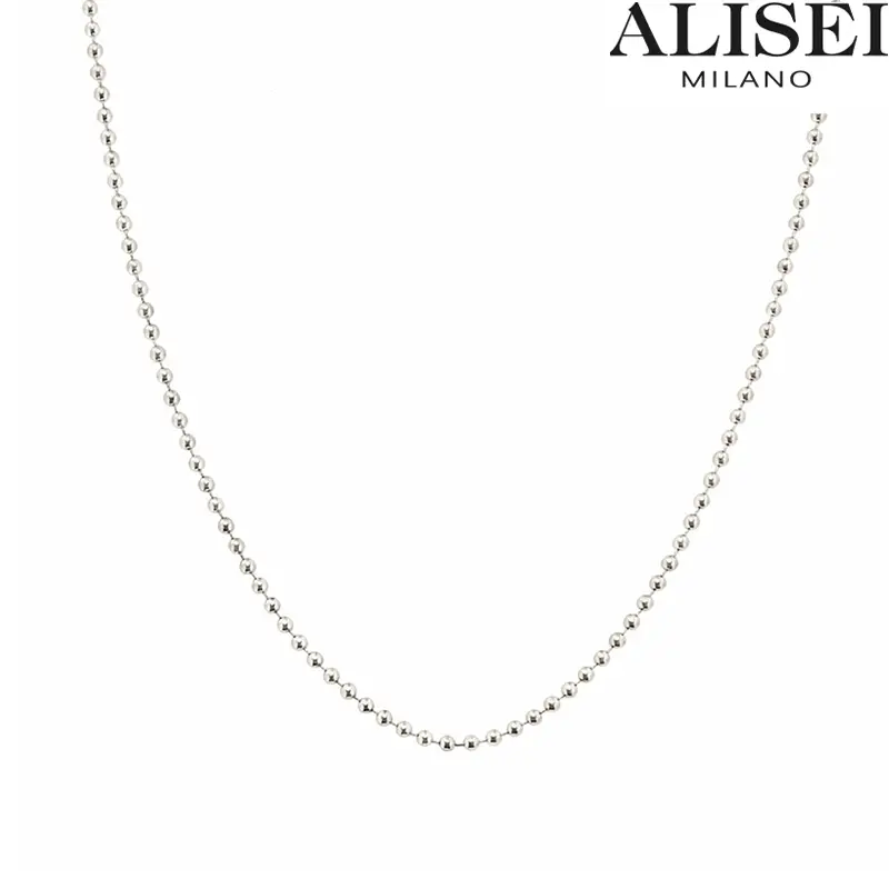 Collana Donna in Aregento Pallina Lucida Piccola Alisei