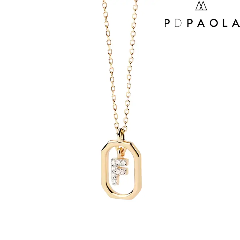 Collana Mini Letter "F" Pdpaola