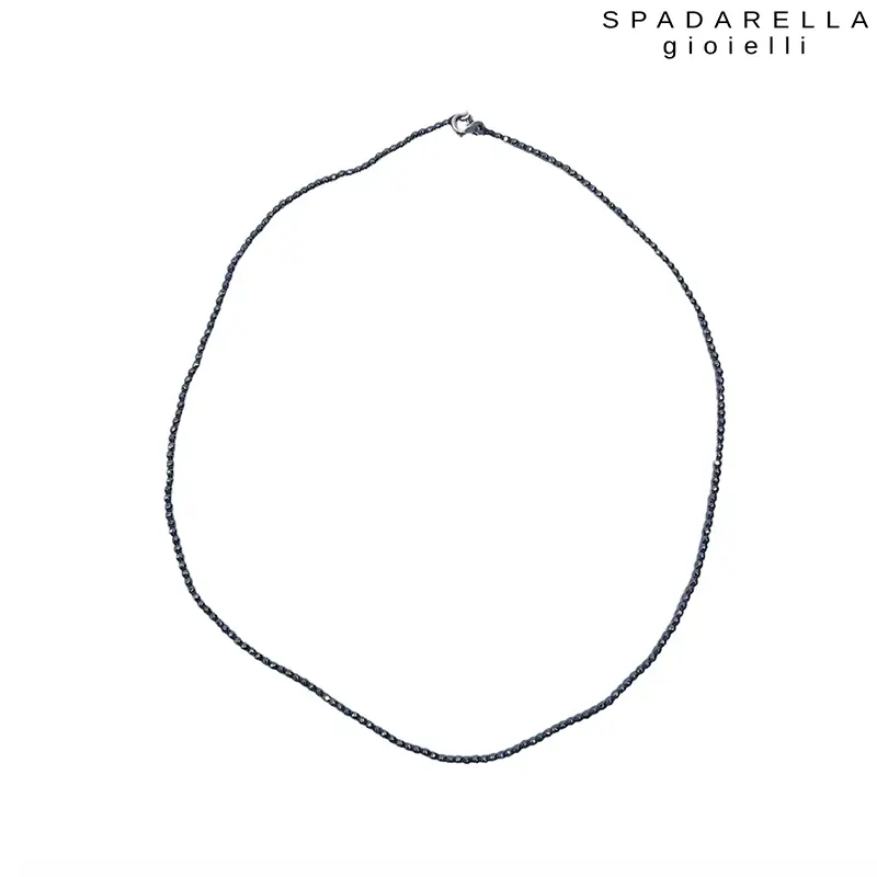 Collana Ematite Scura Spadarella