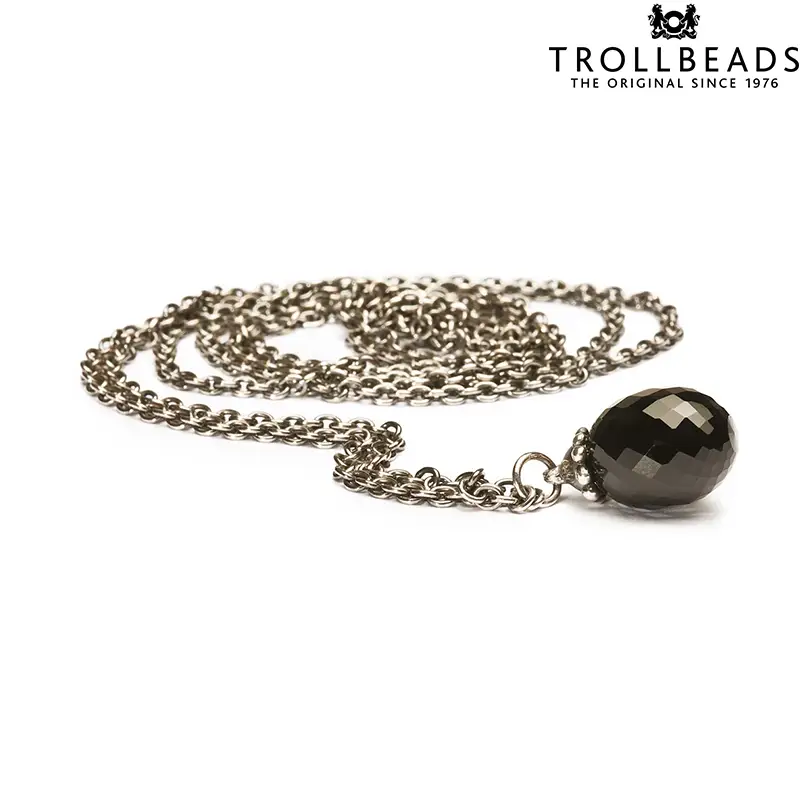 Collana in Argento e Pietra in Onice Trollbeads