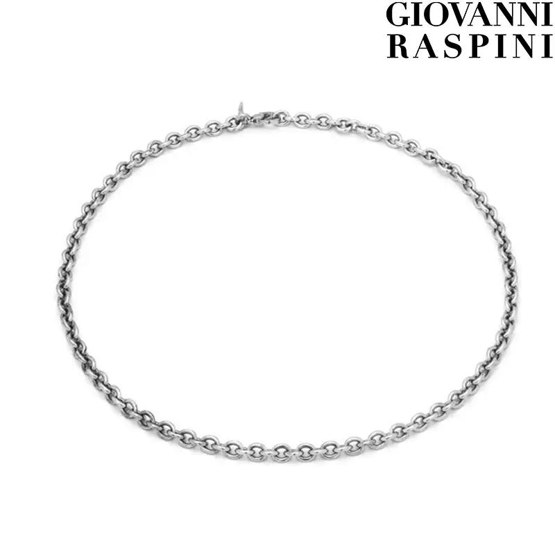 Collana Uomo Catena Ovale in Argento GIovanni Raspini