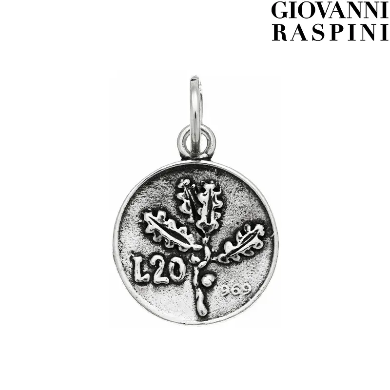 Ciondolo Charm 20 Lire Giovanni Raspini
