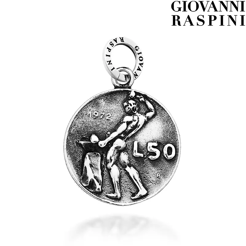 Ciondolo Charm 50 Lire Giovanni Raspini