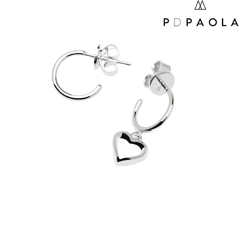 Orecchini Donna Absolu in Argento con Cuore Pdpaola
