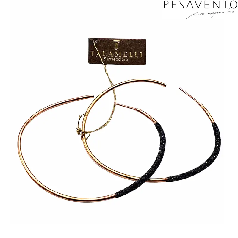 Orecchini Donna in Argento con Polvere di Minerali Pesavento