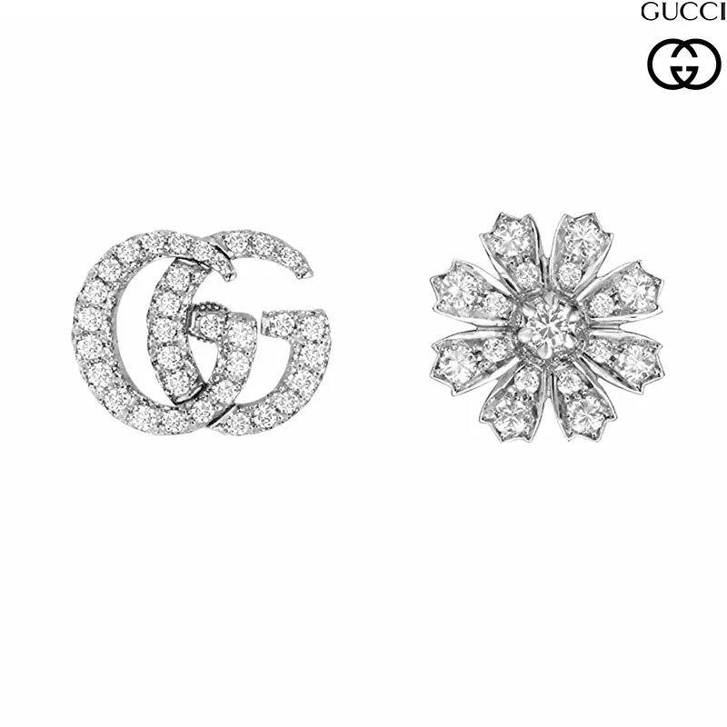 Orecchini Flora con Diamanti 18 Carati Gucci