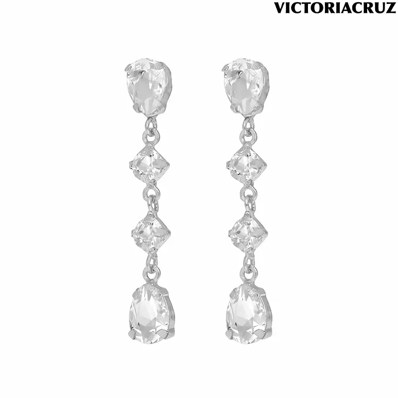 Orecchini Eunoia in Aregento Rosato e Cristalli Swaroski Victoria Cruz